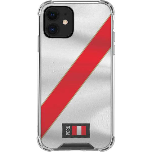 Peru Soccer Flag iPhone 12 Mini Clear Case